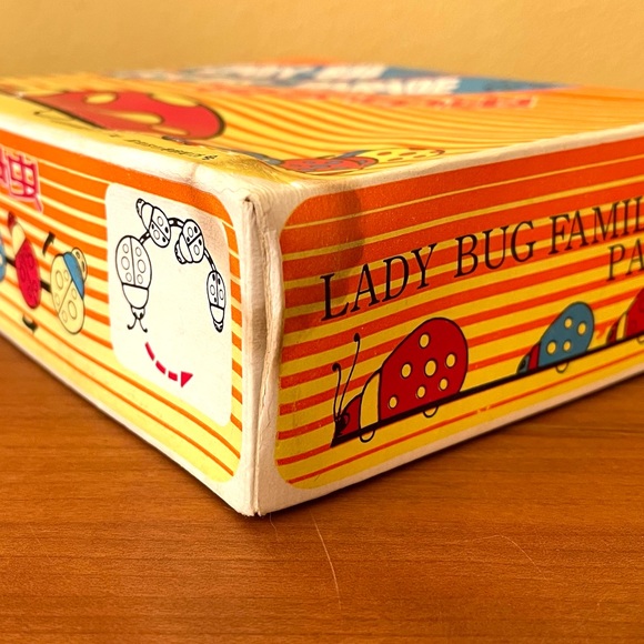 Vintage Tin Toy Lady-Bug Family Parade Wind-Up Collector Toy Blic 1970s - Picture 5 of 14